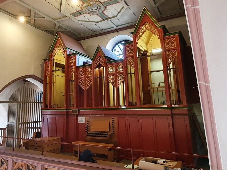 Renigung der Klais-Orgel in Weißenburg