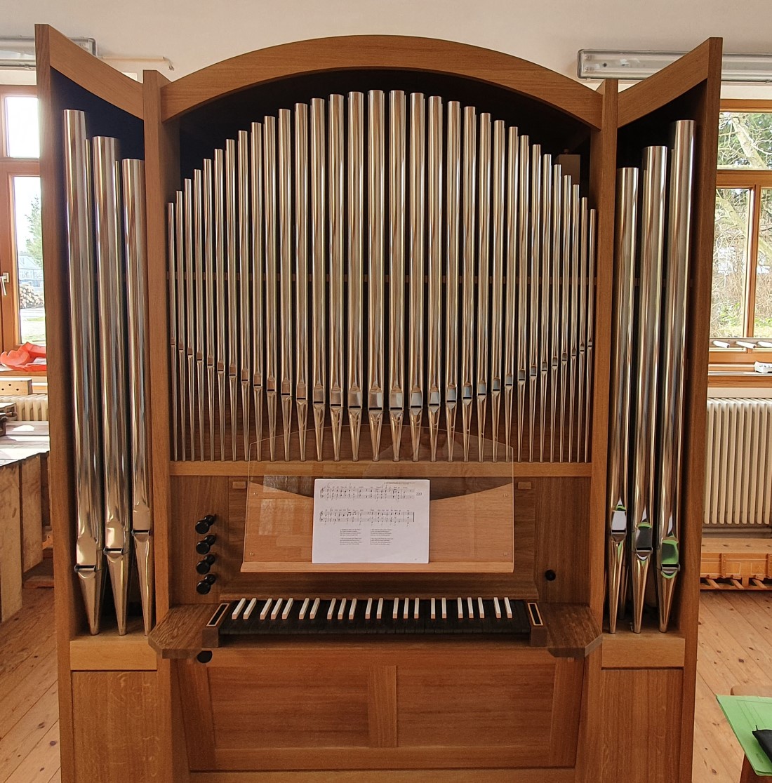 Orgelprospekt Meisterstück Orgelbaumeister