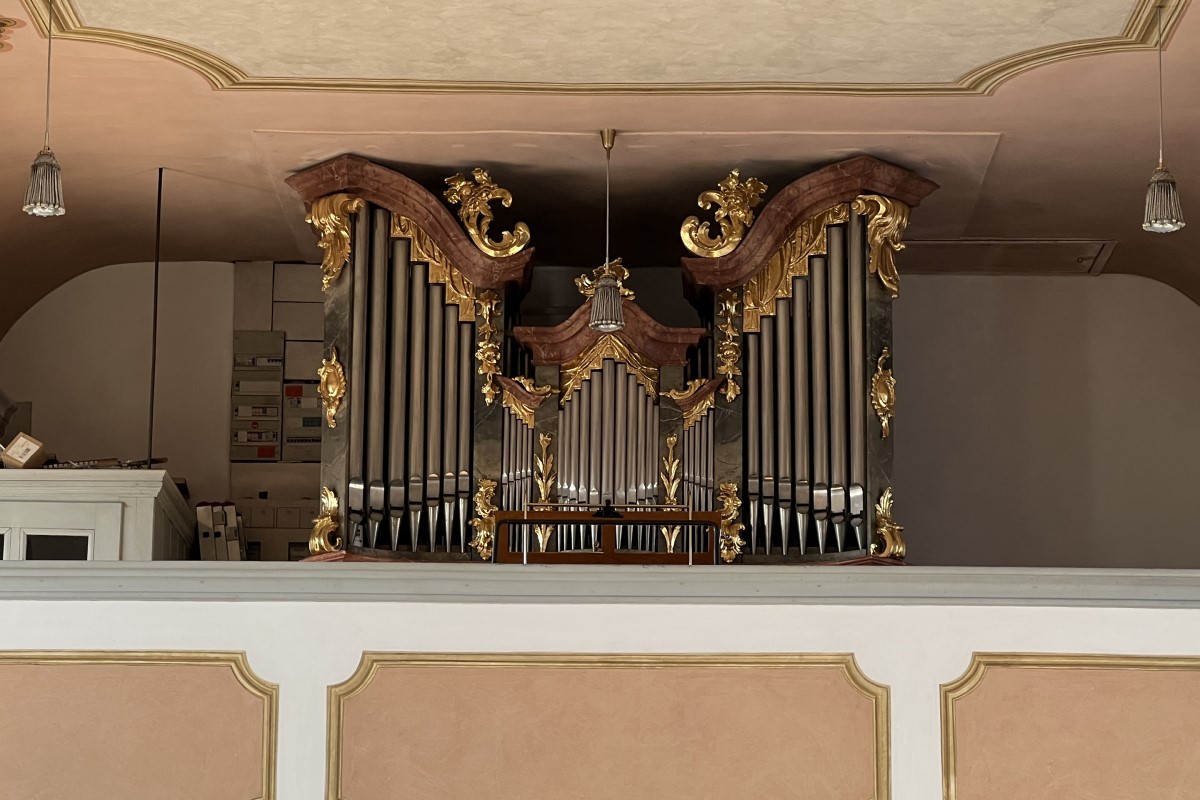 Orgelprospekt Hörterich Barockorgel Restaurierung