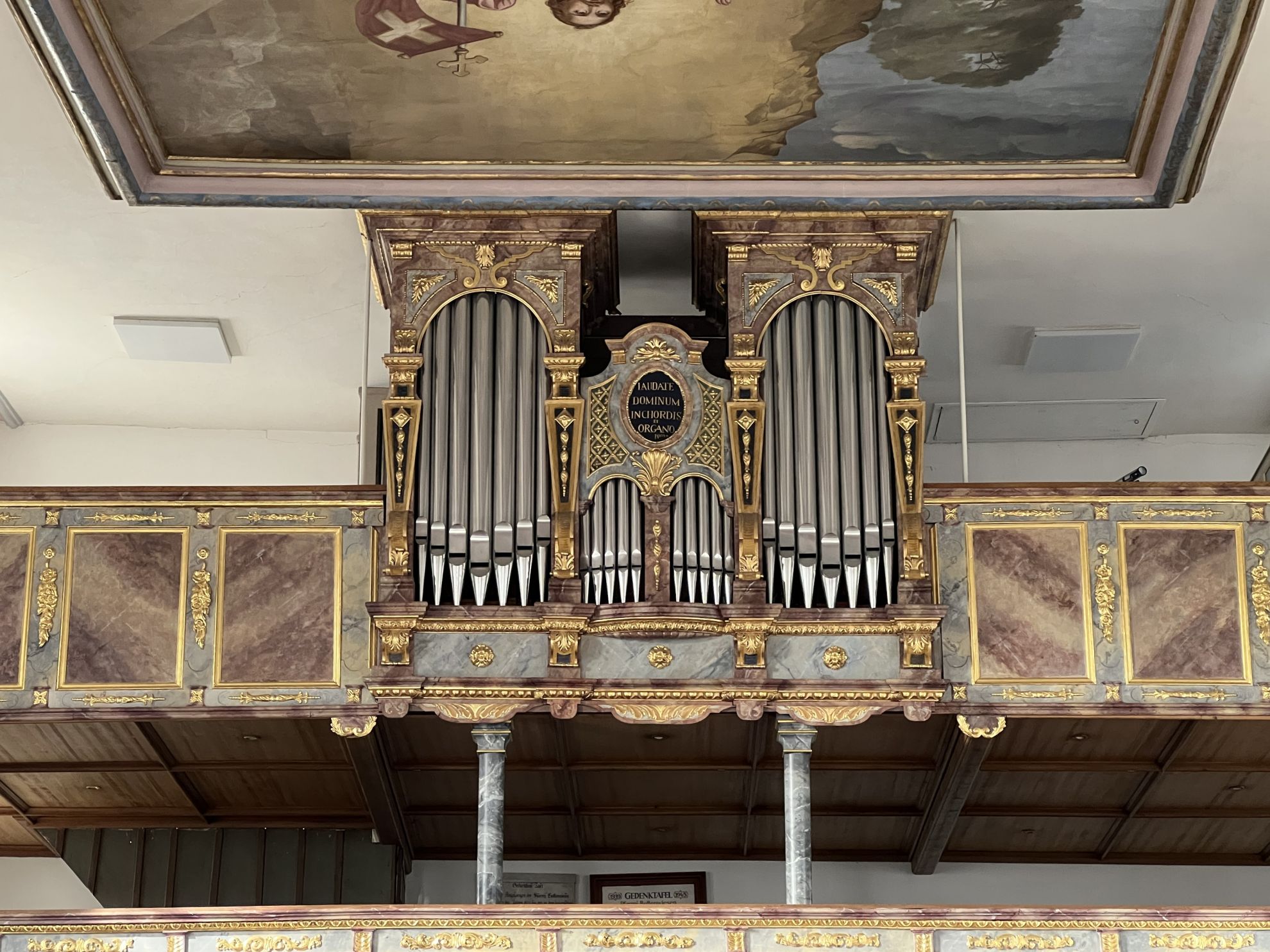 Romantische Koulen-Membranenladen-Orgel Prospekt