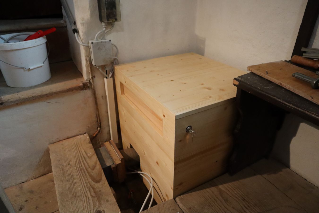 Orgelrestaurierung Taschenlade Pullach