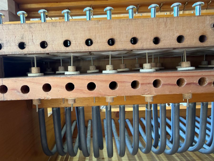 Orgelrestaurierung Taschenlade Pullach