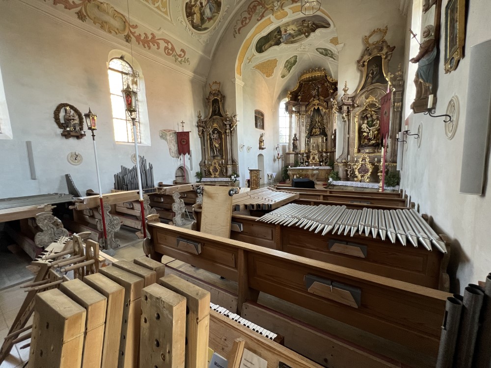 Orgelreinigung St. Anna Schoeffau